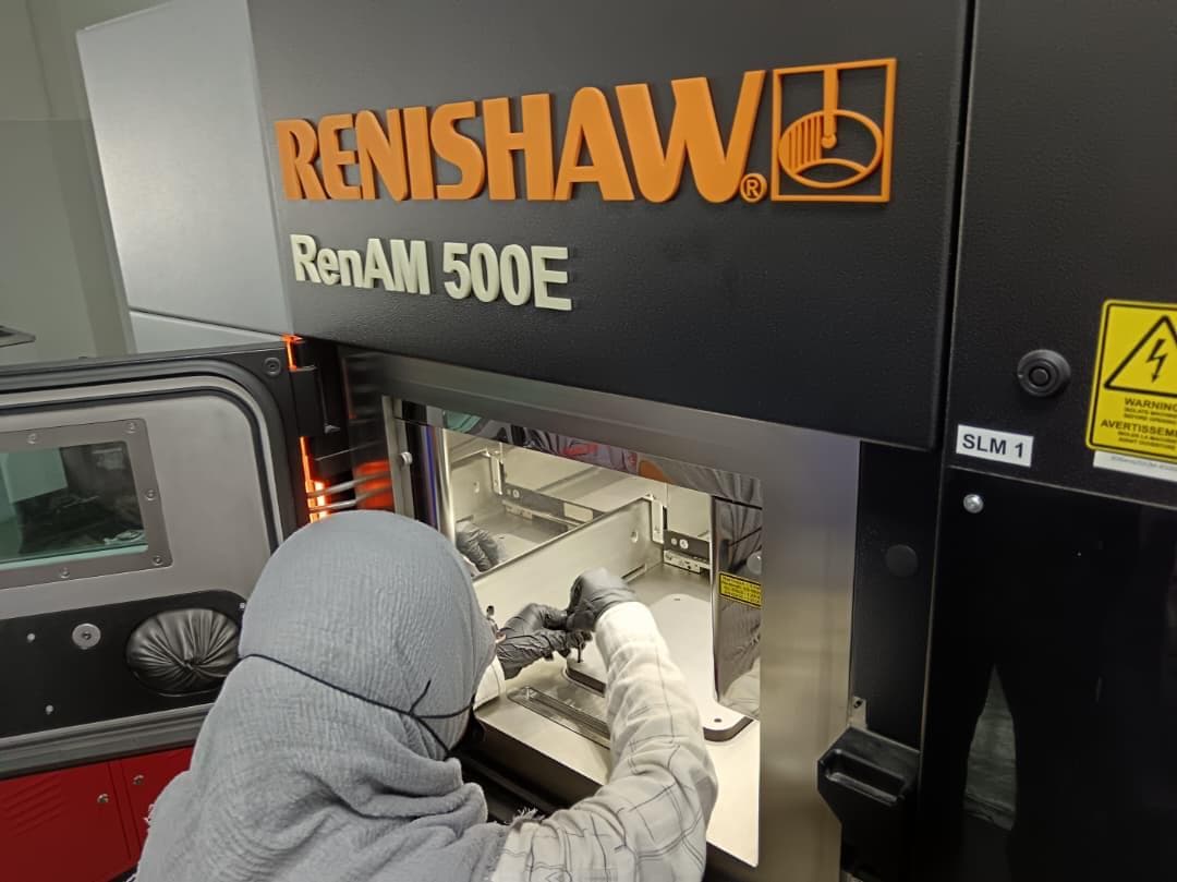 metal 3D printer hands-on 2